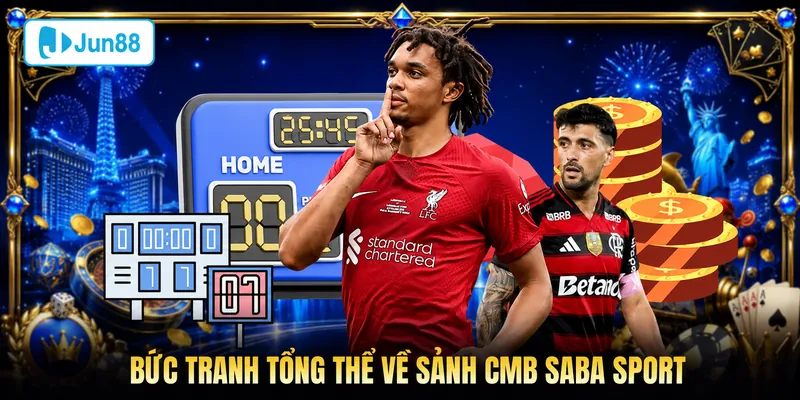 Bức tranh tổng thể về sảnh CMB Saba Sport 